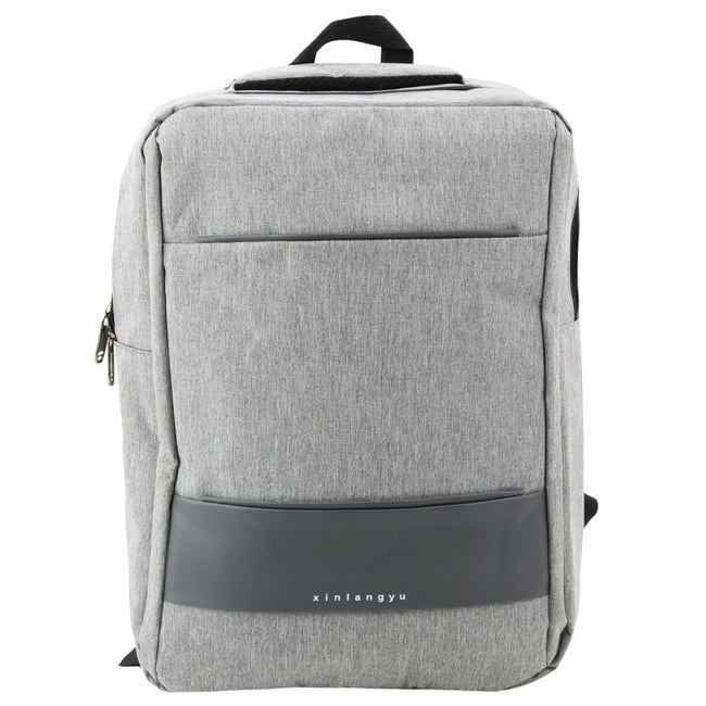 Plecak Miejski Biznesowy USB Przegroda Środkowa Szary 14L 40cm