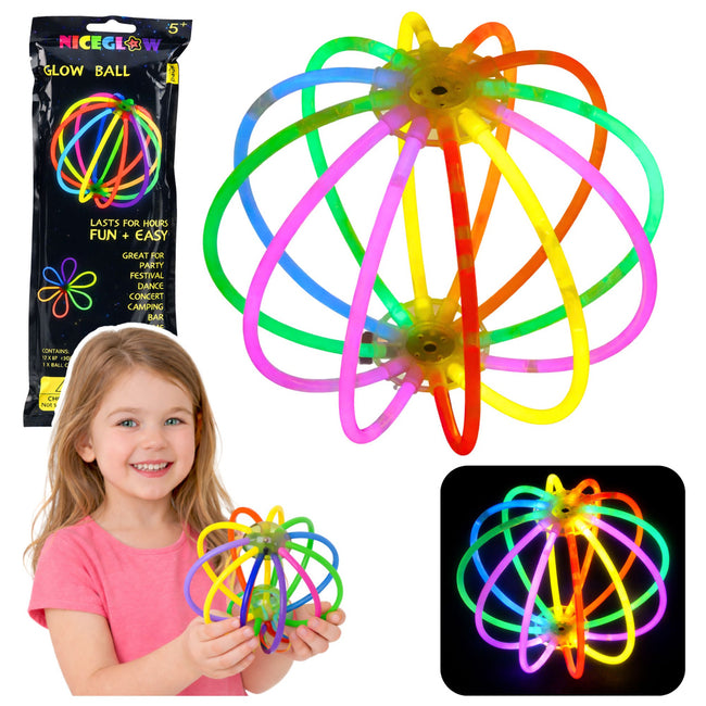 Piłka Fluorescencyjna Świecąca W Ciemnośći Neon Stick 12 Patyczków
