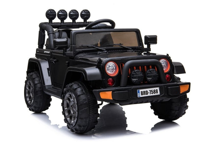 Auto Na Akumulator Jeep BRD-7588 Światła LED MP3 Pilot Czarny 4x4