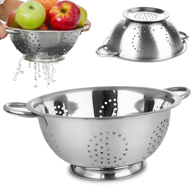 Cedzak kuchenny stalowy 24 cm