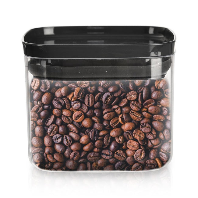 Pojemnik na produkty sypkie z pokrywką i uszczelką kwadratowy 700 ml