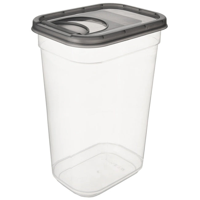 Pojemnik na produkty sypkie z dozownikiem GREY 3,2 l