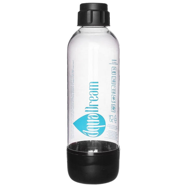 Butelka na wodę do saturatora czarna AQUADREAM 1,1 l