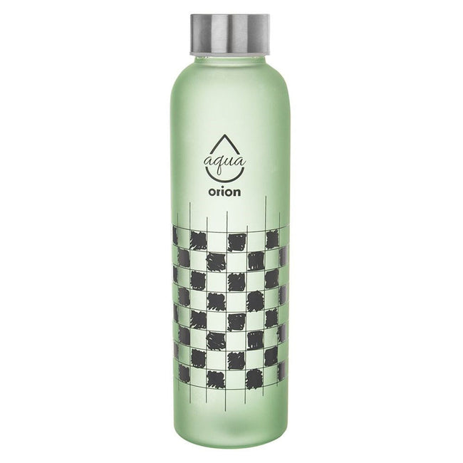 Butelka na wodę szklana zielona 600 ml
