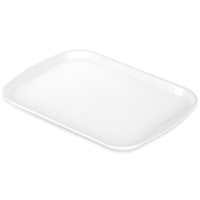 Taca do serwowania plastikowa biała 43,5x31,5 cm