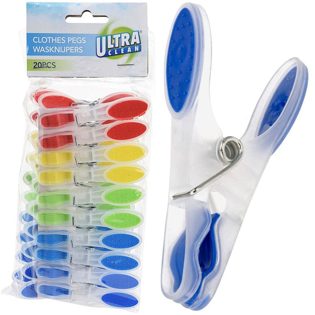 Klamerki na pranie plastikowe 20 szt.