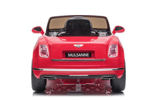 Auto Na Akumulator Bentley Mulsanne Czerwony Lakierowany