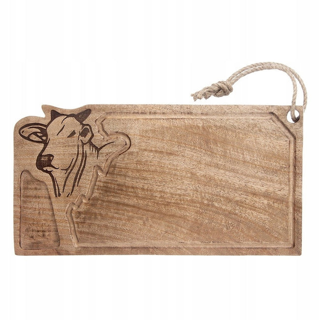 Deska do krojenia i serwowania drewniana MANGO 45x22 cm