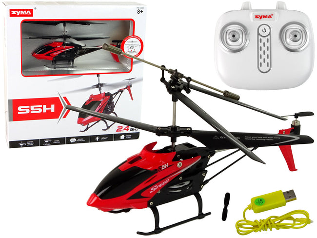 Zdalnie Sterowany Helikopter S5H SYMA Czerwony