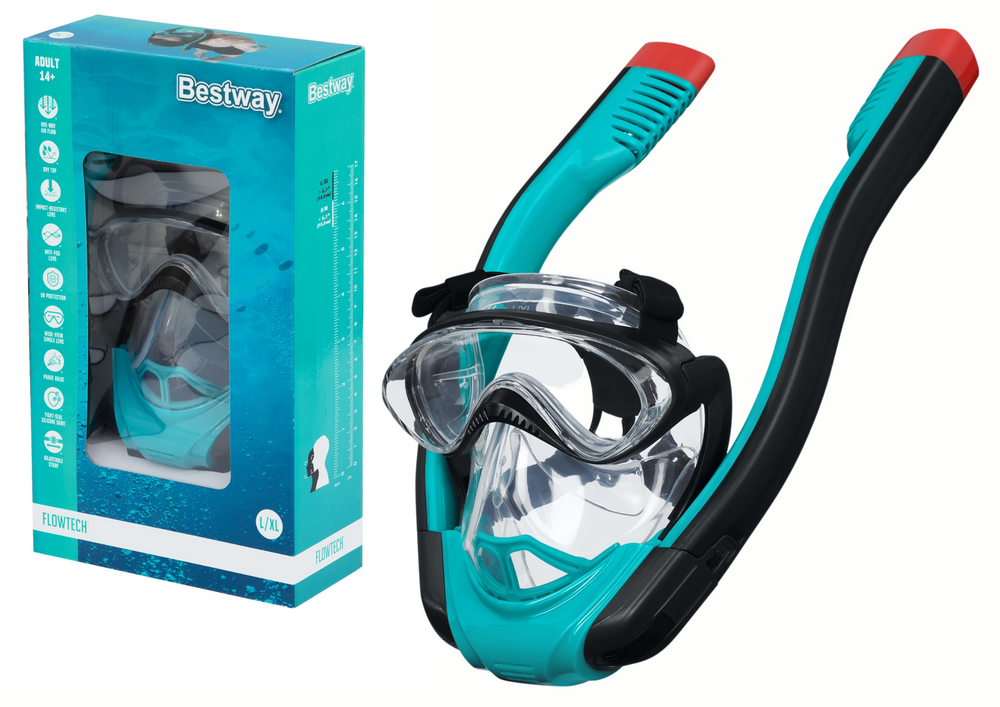 Maska Do nurkowania Pełnotwarzowa Maska Do Snorkelingu L/XL Bestway 24058
