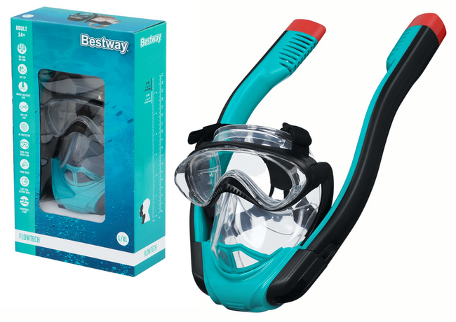 Maska Do nurkowania Pełnotwarzowa Maska Do Snorkelingu L/XL Bestway 24058
