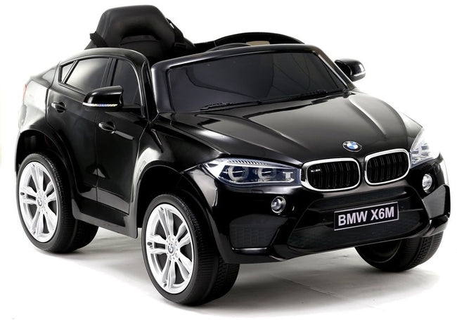 Auto na Akumulator BMW X6 SUV Światła LED MP3 Samchód Pojazd Czarny