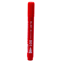 Marker Permanentny Wodoodporny Czerwony 2,5-4,5 mm