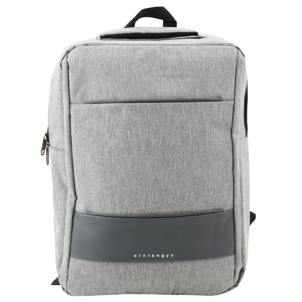 Plecak Miejski Biznesowy USB Przegroda Środkowa Szary 14L 40cm