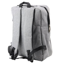 Plecak Miejski Biznesowy USB Przegroda Środkowa Szary 14L 40cm