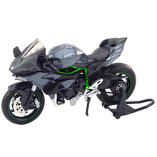 Motocykl Sportowy Metalowy Światła Dźwięki Szary 1:12