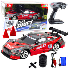 Samochód Wyścigowy Auto Do Driftu RC Czerwono Czarny 30km/h 1:16