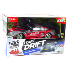 Samochód Wyścigowy Auto Do Driftu RC Czerwono Czarny 30km/h 1:16