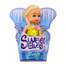 Mini Laleczka Wróżka Elf Niebieska Fioletowa Różowa Mix 11,5cm