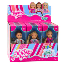 Mini Laleczka Kaibibi Długie Włosy Kolorowa Sukienka 12 cm Mix