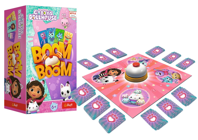 Gra zręcznościowa Boom Boom Koci Domek Gabi Trefl 02548