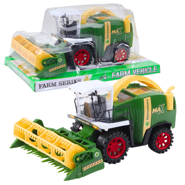 Kombajn Zbożowy Farmerski Rolniczy Heder Napęd Zielony