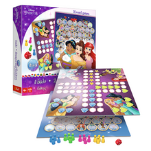 Gra planszowa 2w1 Chińczyk Węże i drabiny Disney Princess Trefl 02418