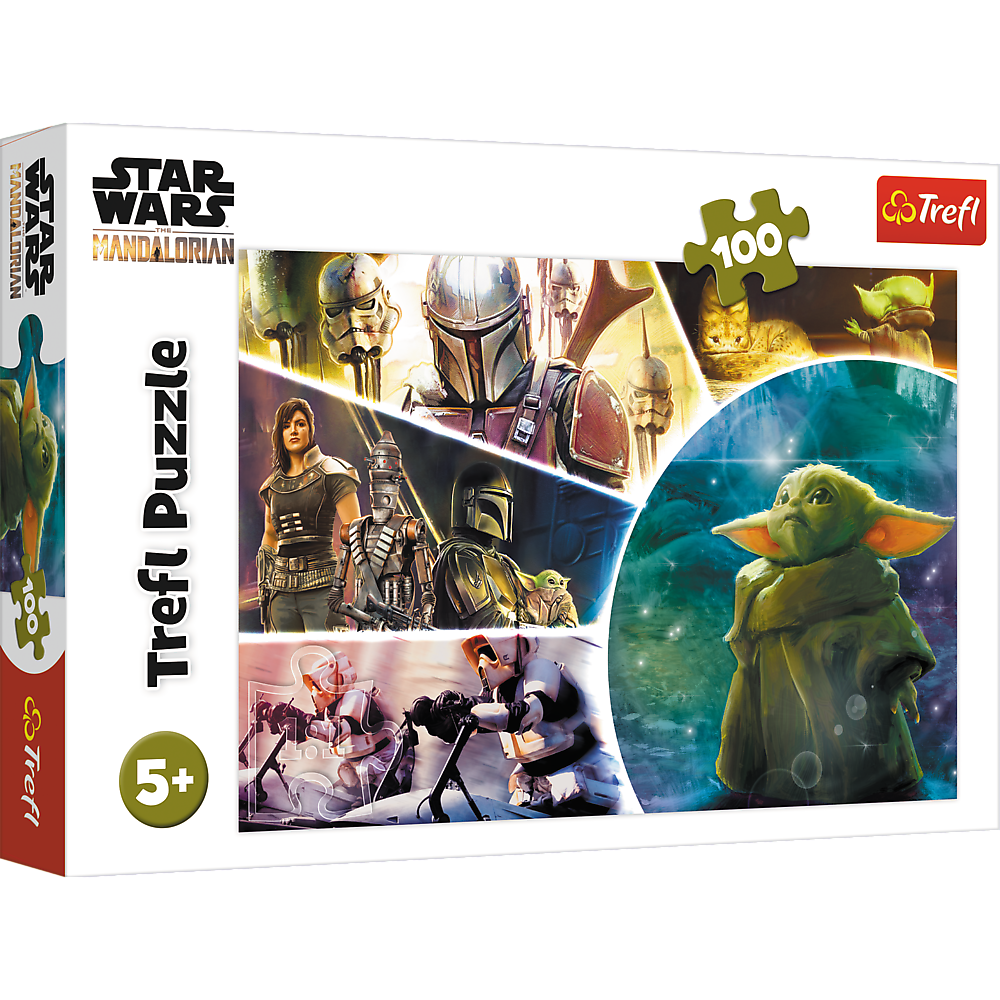 Puzzle - 100 - Gwiezdne wojny - STAR WARS - Baby Yoda - Trefl 16413