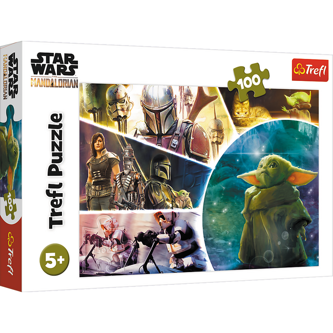 Puzzle - 100 - Gwiezdne wojny - STAR WARS - Baby Yoda - Trefl 16413