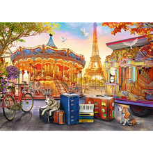 Puzzle - 500 - Wakacje w Paryżu - Trefl 37426
