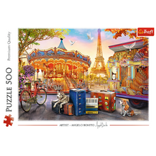 Puzzle - 500 - Wakacje w Paryżu - Trefl 37426