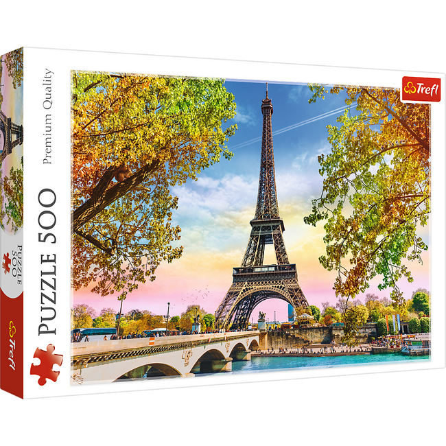 Puzzle - 500 - Romantyczny Paryż - Trefl 37330