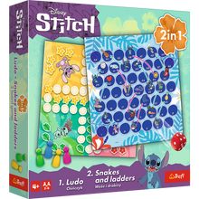 Gra klasyczna Lilo & Stitch 2w1 Chińczyk Węże i drabiny Trefl 02656