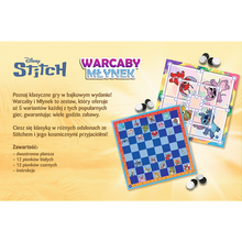 Gra planszowa Warcaby i Młynek Lilo & Stitch Trefl 02799