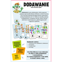 Gra dla dzieci Dodawanie Mały odkrywca Trefl 02805