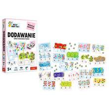 Gra dla dzieci Dodawanie Mały odkrywca Trefl 02805