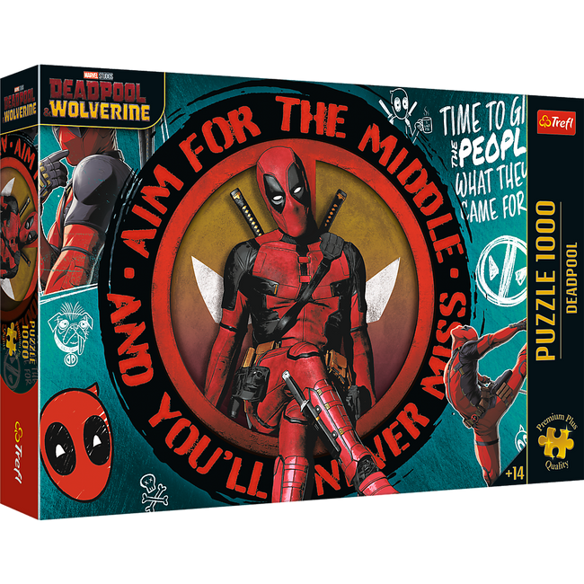 Puzzle - 1000 Premium Plus - Marvela Deadpool - Trefl 10835
