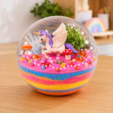 Zestaw Doświadczalny Hodowla Kryształów Terrarium z Jednorożcem DIY Światła