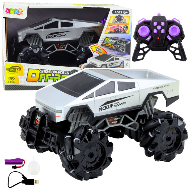 Auto Terenowe Pick Up Truck Zdalnie Sterowany RC Światła Efekt Dymny 1:16