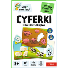 Gra edukacyjna dla dzieci Cyferki Mały Odkrywca Trefl 02810