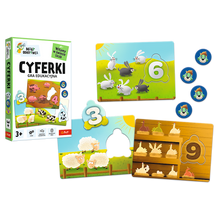 Gra edukacyjna dla dzieci Cyferki Mały Odkrywca Trefl 02810