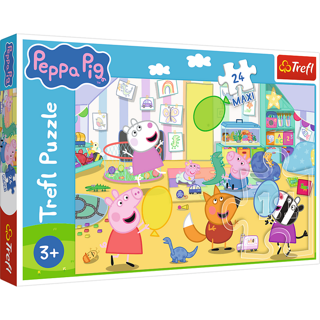 Puzzle - 24 Maxi - Piękna Peppa - Świnka Peppa - Trefl 14367