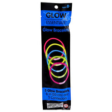 Bransoletki Opaski Fluorescencyjne Świecące W Ciemności Neon Stick 5 szt.