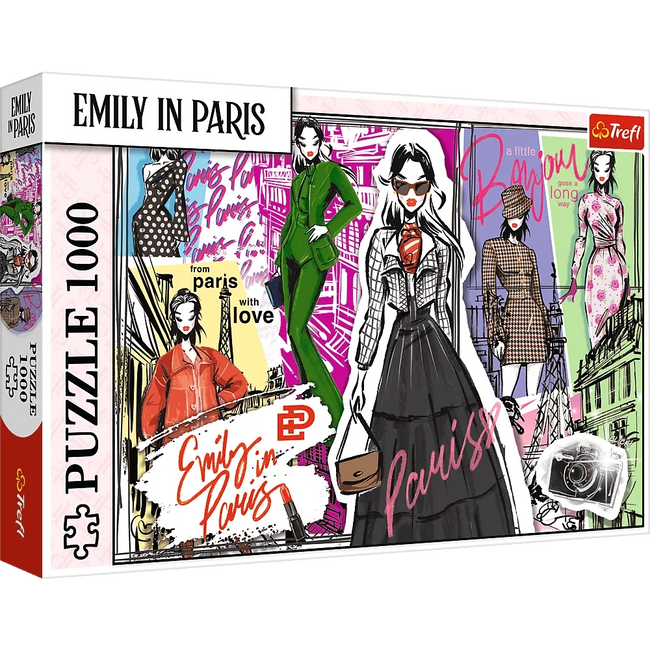 Puzzle - 1000 - Emily w Paryżu: Modowe Inspiracje - Trefl 10967