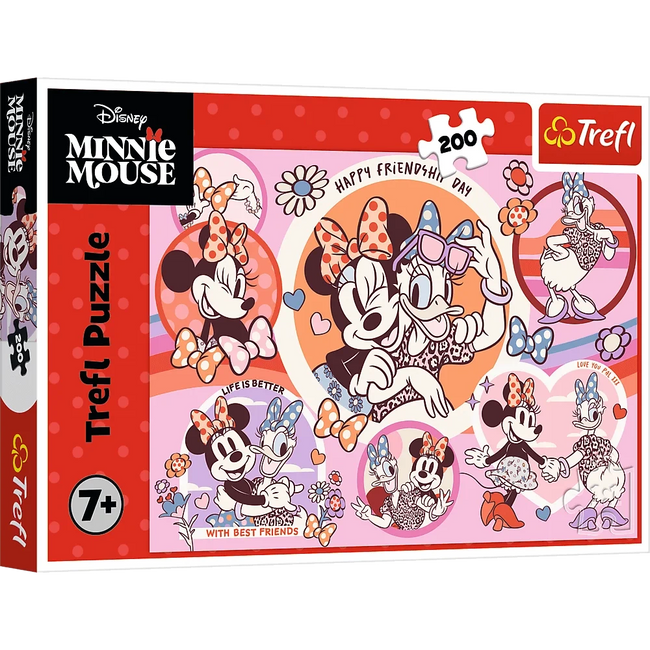 Puzzle - 200 - Zwyczaje Myszki Minnie - Disney - Trefl 13343