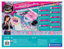 Crazy Chic Zestaw DIY Crazy Torebeczka Koraliki Bransoletki Clementoni 17651