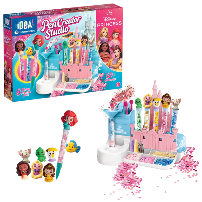 Idea Art Fabryka Długopisów Księżniczki Disney Clementoni 18210