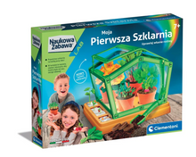 Naukowa Zabawa Laboratorium Moja Pierwsza Szklarnia Botanika Rośliny Język Polski Clementoni 50861