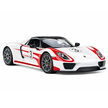 Auto Porsche 918 Spyder Performance Zdalnie Sterowane RC Białe Rastar 1:14