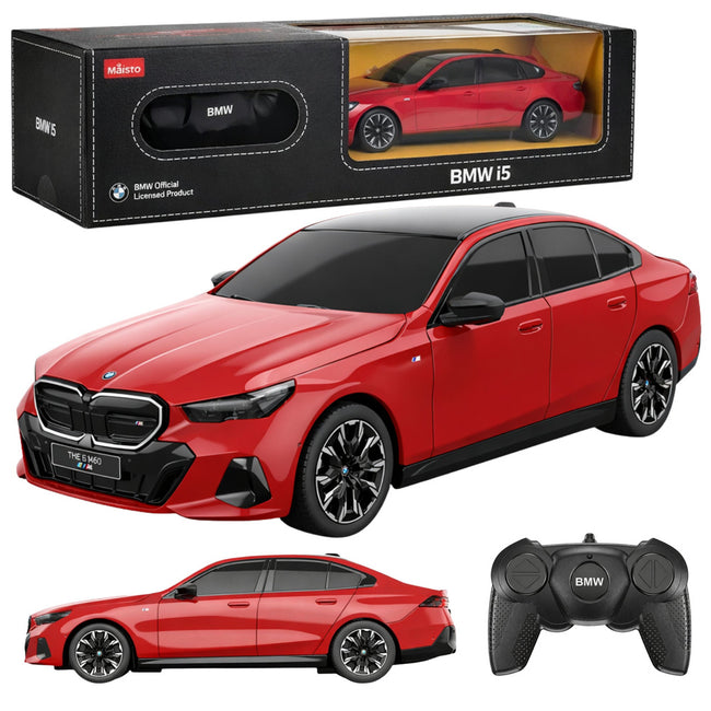 Auto BMW i5 Samochód Zdalnie Sterowany RC Czerwone Rastar 1:24
